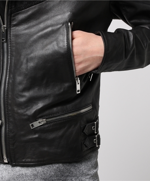 DIESEL(ディーゼル)の「00SVCJ0PANP(ライダースジャケット・メンズ・ブラック/ブラウン・SMALL/X-LARGE/LARGE/MEDIUM)」の7枚目の写真