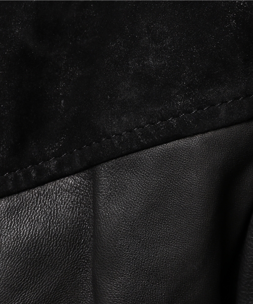 DIESEL(ディーゼル)の「00SVCJ0PANP(ライダースジャケット・メンズ・ブラック/ブラウン・SMALL/X-LARGE/LARGE/MEDIUM)」の8枚目の写真
