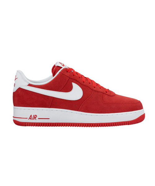 nike air force 1 07 low red and white