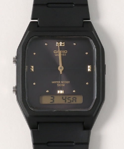 セール】CASIO カシオ/ 日本製クォーツ アナログ デジタルウォッチ