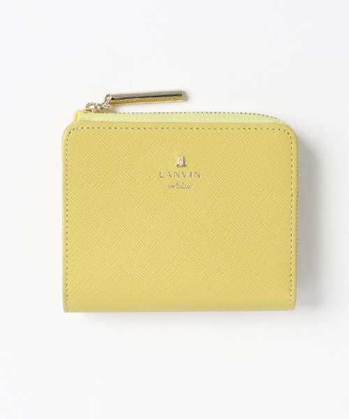LANVIN en Bleu(ランバンオンブルー)の「リュクサンブール 2つ折り財布 Lファスナー(財布・レディース・ピンク/ライム/ベビーピンク/ライトイエロー/ネイビー/ワイン/ピンク系その他/ブルー系その他/レッド/ラベンダー/パープル/ダークグリーン系/ダークブラウン・FREE)」の8枚目の写真