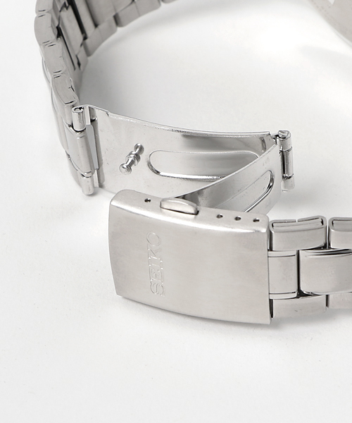 SEIKO（セイコー）の「SEIKO セイコー クロノグラフ メタルバンド クォーツ腕時計【WEB限定】SSB101P1（アナログ腕時計・メンズ・シルバー・FREE）」の7枚目の写真