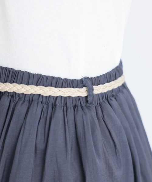 osharewalker(オシャレウォーカー)の「『ふわさらロングスカート』(スカート・レディース・オフホワイト/ネイビー/イエロー/グレー/ブラック/カーキ/サックスブルー/ピンクベージュ/レッド/キナリ/グリーン/ブルー/ピンク系その他/ラベンダー/オレンジ・LONG/REGULAR)」の16枚目の写真