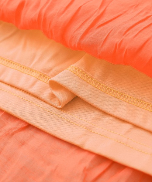 osharewalker(オシャレウォーカー)の「『ふわさらロングスカート』(スカート・レディース・オフホワイト/ネイビー/イエロー/グレー/ブラック/カーキ/サックスブルー/ピンクベージュ/レッド/キナリ/グリーン/ブルー/ピンク系その他/ラベンダー/オレンジ・LONG/REGULAR)」の18枚目の写真