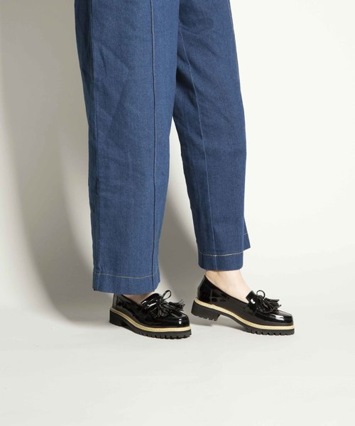 PLAIN CLOTHING（プレーンクロージング）の「タッセルマニッシュシューズ【PLAIN CLOTHING】（ドレスシューズ・レディース・ブラック・36/37/39/38/35/40）」の3枚目の写真