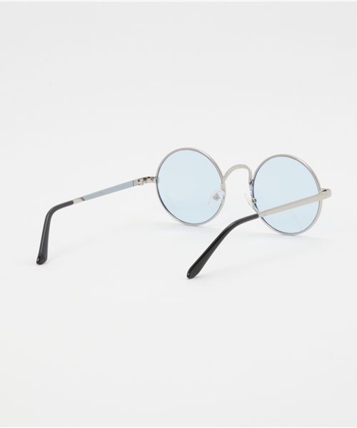 WEGO（ウィゴー）の「WEGO/メタルラウンドカラーレンズサングラス（サングラス・メンズ・ブルー/ピンク/イエロー・FREE）」の6枚目の写真