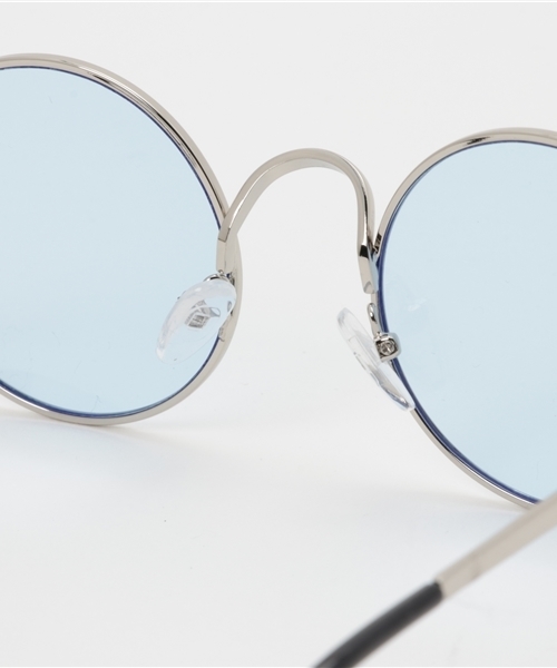 WEGO（ウィゴー）の「WEGO/メタルラウンドカラーレンズサングラス（サングラス・メンズ・ブルー/ピンク/イエロー・FREE）」の8枚目の写真