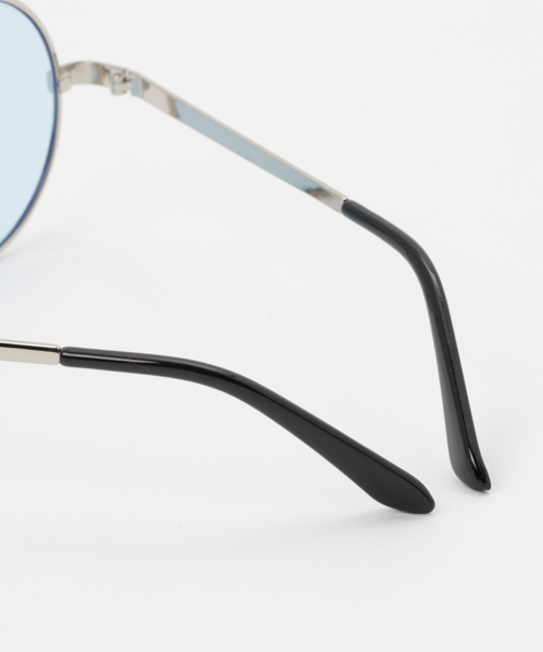 WEGO（ウィゴー）の「WEGO/メタルラウンドカラーレンズサングラス（サングラス・メンズ・ブルー/ピンク/イエロー・FREE）」の9枚目の写真