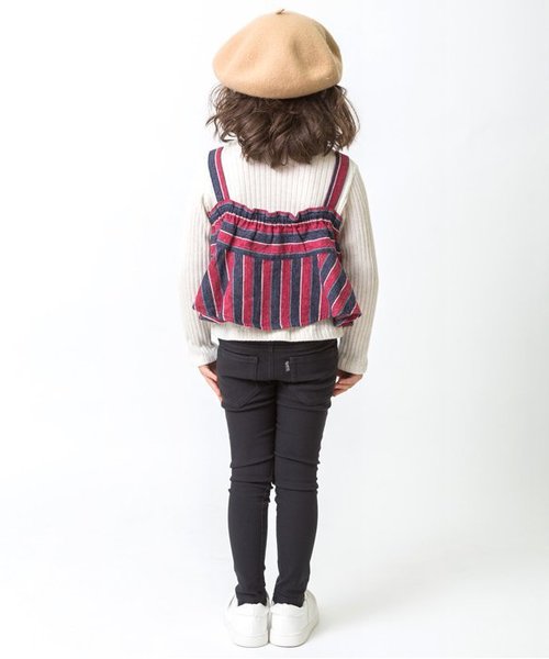 BREEZE（ブリーズ）の「もっとスキニーパンツ 10分丈（その他パンツ・キッズ・ブラック/グレー/カーキ/マスタード/ワインレッド・100/110/120/130/140/80/90/95）」の7枚目の写真