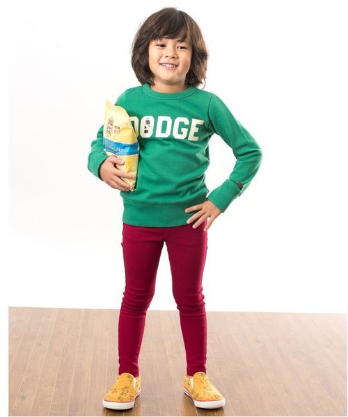 BREEZE（ブリーズ）の「もっとスキニーパンツ 10分丈（その他パンツ・キッズ・ブラック/グレー/カーキ/マスタード/ワインレッド・100/110/120/130/140/80/90/95）」の13枚目の写真