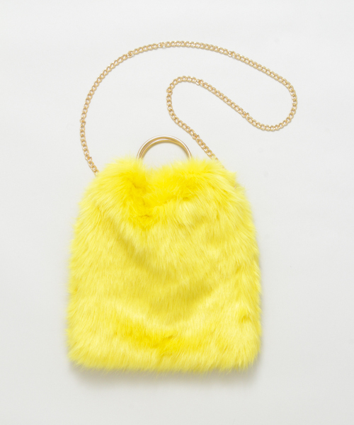 UR SELECT（ユーアールセレクト）の「ファーBAG（ショルダーバッグ・レディース・ダークブラウン/ベージュ/ブラウン/グレー/イエロー・-）」の16枚目の写真