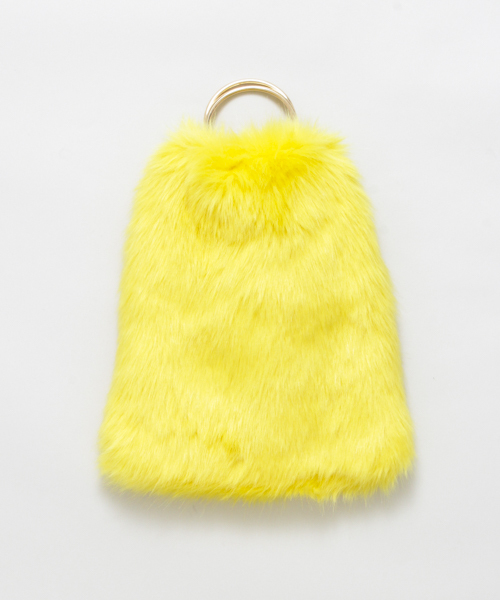 UR SELECT（ユーアールセレクト）の「ファーBAG（ショルダーバッグ・レディース・ダークブラウン/ベージュ/ブラウン/グレー/イエロー・-）」の17枚目の写真