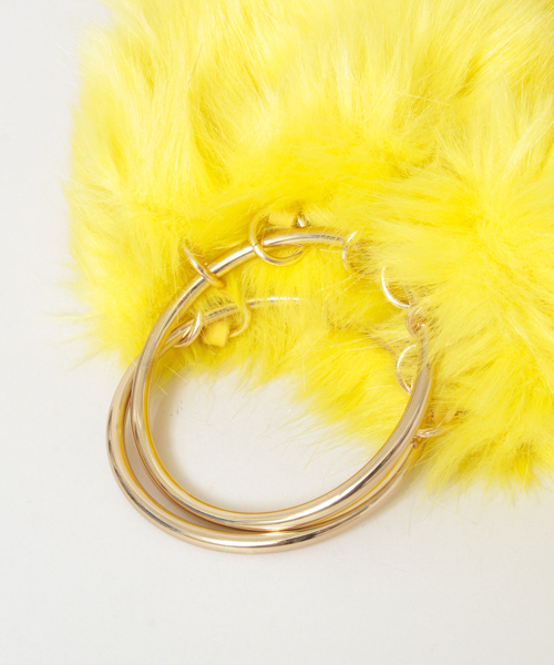 UR SELECT（ユーアールセレクト）の「ファーBAG（ショルダーバッグ・レディース・ダークブラウン/ベージュ/ブラウン/グレー/イエロー・-）」の18枚目の写真