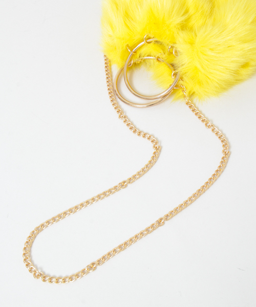 UR SELECT（ユーアールセレクト）の「ファーBAG（ショルダーバッグ・レディース・ダークブラウン/ベージュ/ブラウン/グレー/イエロー・-）」の19枚目の写真