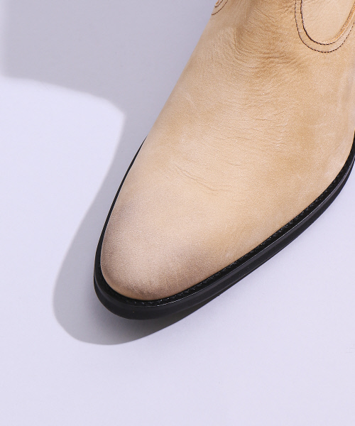 5351POUR LES HOMMES バックジップブーツ 46 28cm 5351 POUR LES HOMMES（ゴーサンゴーイチプールオム）の「カウ