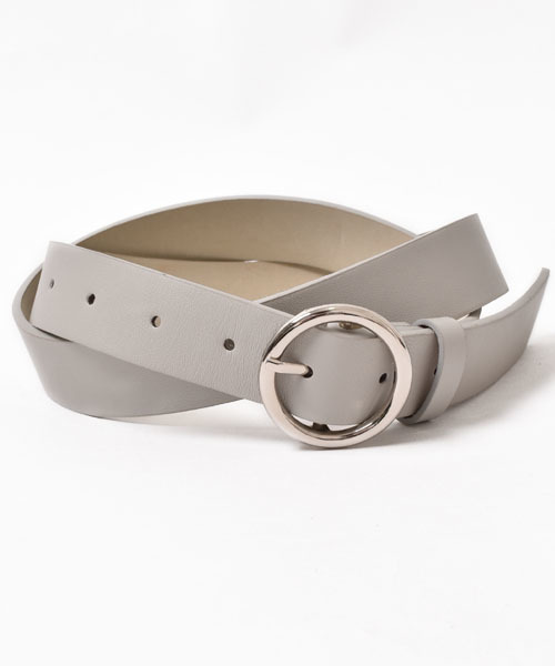 VIBGYOR Women（ヴィブジョー　ウィメン）の「リングバックルベルト（ベルト・レディース・ブラック/グレー/ブラウン/キャメル/レッド・FREE）」の2枚目の写真