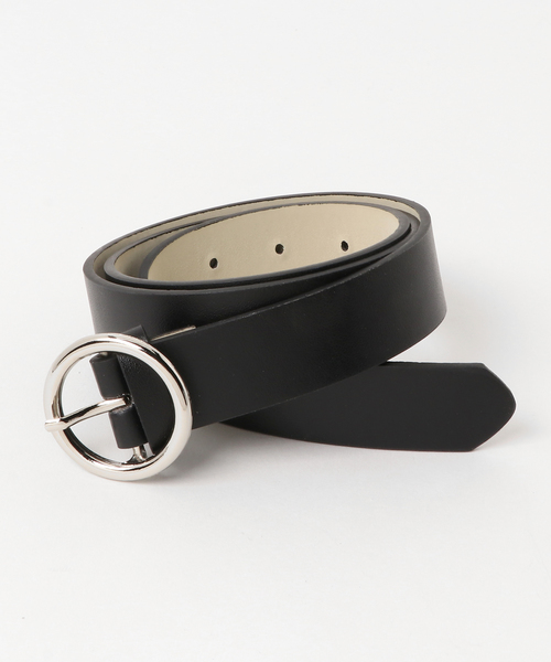 VIBGYOR Women（ヴィブジョー　ウィメン）の「リングバックルベルト（ベルト・レディース・ブラック/グレー/ブラウン/キャメル/レッド・FREE）」の11枚目の写真