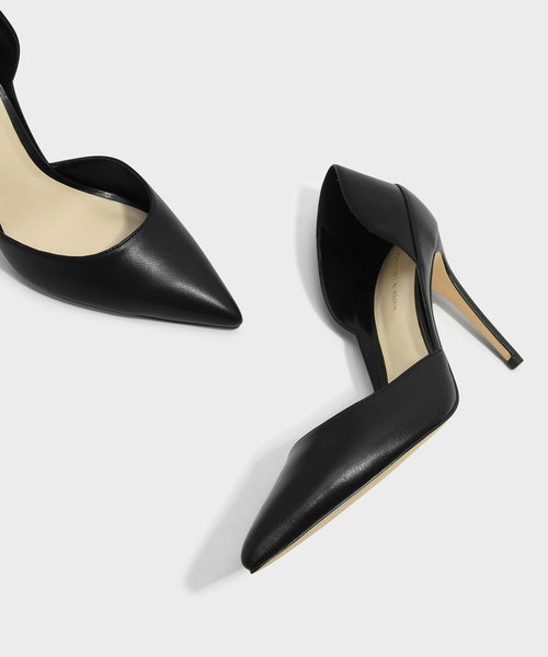 CHARLES & KEITH(チャールズ & キース)の「ドルセイスチレット / D'ORSAY STILETTOS(パンプス・レディース・アイボリー/ブラック・23cm/22.5cm/23.5cm/25cm/24.5cm)」の6枚目の写真
