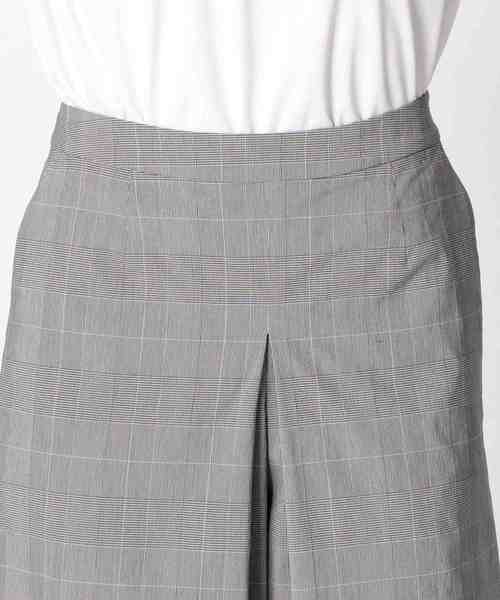 NARACAMICIE(ナラカミーチェ)の「グレンチェックワイドパンツ(その他パンツ・レディース・グレー/ブラウン・LARGE/MEDIUM/SMALL)」の14枚目の写真