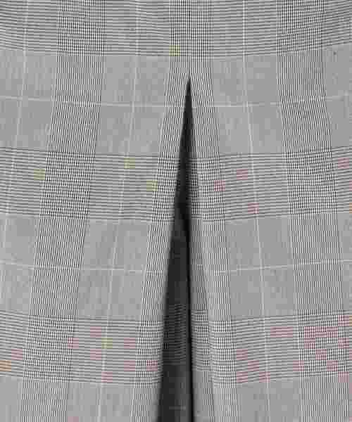 NARACAMICIE(ナラカミーチェ)の「グレンチェックワイドパンツ(その他パンツ・レディース・グレー/ブラウン・LARGE/MEDIUM/SMALL)」の7枚目の写真