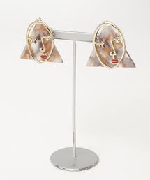【Eeny,meeny,miny,moe*】visage fem earring