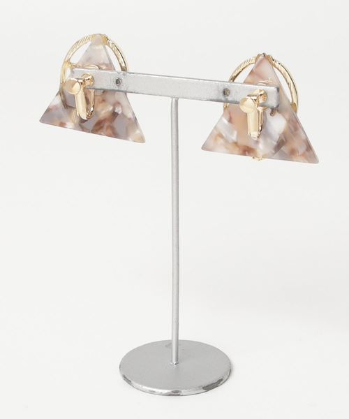 tone(トーン)の「【Eeny,meeny,miny,moe*】visage fem earring(イヤリング・レディース・ホワイト/ブラウン/グレー/レッド/ピンク/その他1/その他2/その他3/ブラウン系その他・FREE)」の10枚目の写真