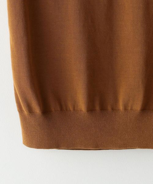 Steven Alan（スティーブンアラン）の「＜Steven Alan＞COTTON HIGH NECK KNIT/ニット（ニット/セーター・レディース・オフホワイト/モカ/ブラック・FREE）」の5枚目の写真