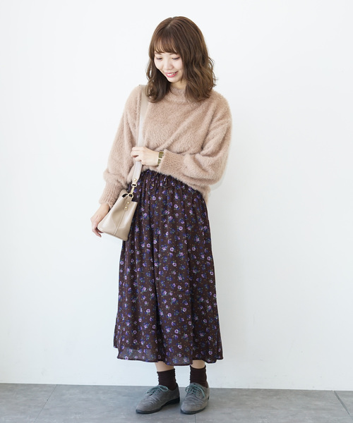 earth music&ecology(アースミュージックアンドエコロジー)の「スクエアショルダーバッグ(ショルダーバッグ・レディース・ライトピンク/ブラウン/グリーン/ブラック/レッド/ベージュ・FREE)」の18枚目の写真