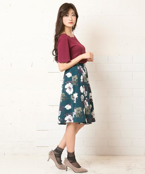 KOBE LETTUCE（コウベレタス）の「バックスピンドルポインテッドトゥパンプス＊レディース/シューズ[I1630]神戸レタス（パンプス・レディース・チェック/グレイッシュベージュ/ブラック/ワイン・S/L/LL/M）」の14枚目の写真