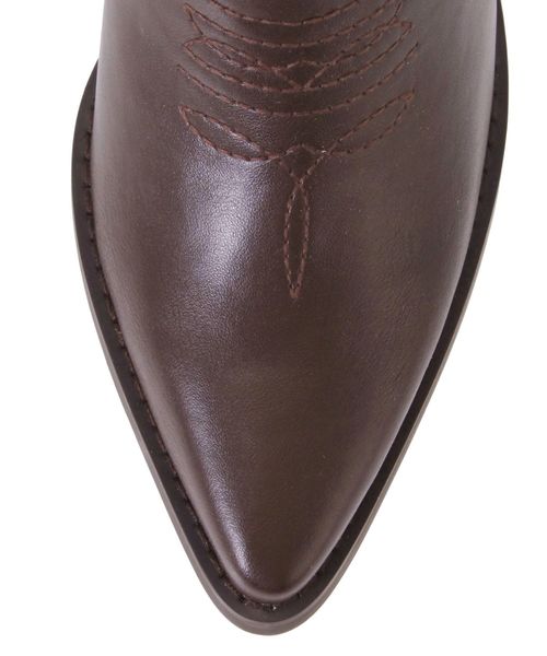 Ungrid(アングリッド)の「ウエスタンロングブーツ(ブーツ・レディース・ブラウン/オフホワイト・S/M/L)」の6枚目の写真