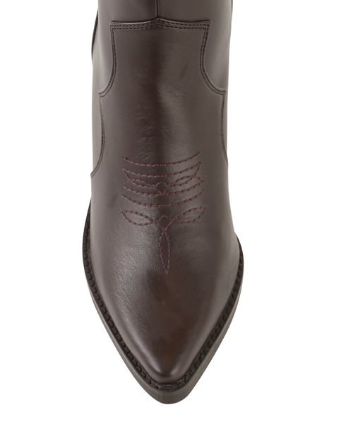 Ungrid(アングリッド)の「ウエスタンロングブーツ(ブーツ・レディース・ブラウン/オフホワイト・S/M/L)」の10枚目の写真