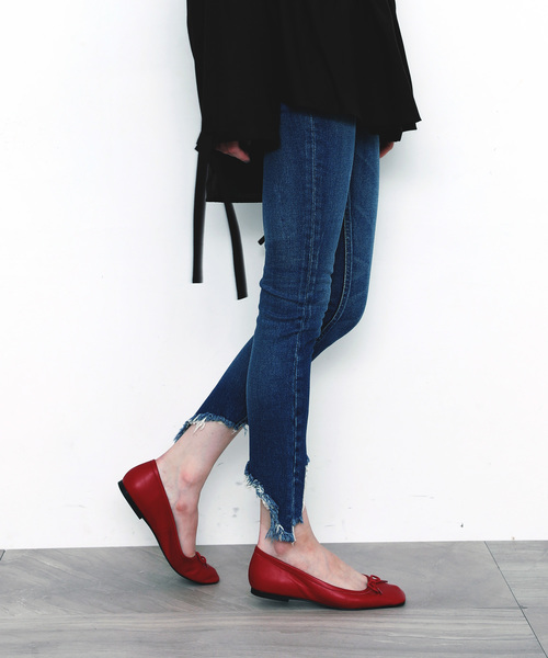 JANE SMITH / JOHN SMITH（ジェーンスミスジョンスミス）の「【JANE SMITH】CUT OFF SKINNY（デニムパンツ・レディース・ブラック/ブルー・25）」の3枚目の写真