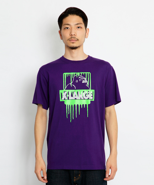 XLARGE(エクストララージ)の「S/S TEE DRIP OG(Tシャツ/カットソー・メンズ・ホワイト/ブラック/アッシュグレー/パープル/ネイビー・SMALL/LARGE/MEDIUM/X-LARGE)」の5枚目の写真