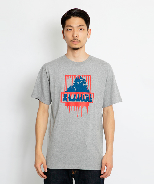 XLARGE(エクストララージ)の「S/S TEE DRIP OG(Tシャツ/カットソー・メンズ・ホワイト/ブラック/アッシュグレー/パープル/ネイビー・SMALL/LARGE/MEDIUM/X-LARGE)」の1枚目の写真