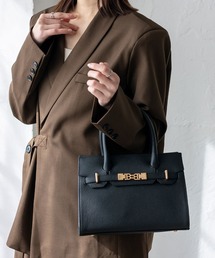 VitaFelice（ヴィータフェリーチェ）の「本革ベルトデザイン2wayスクエアミニバッグ 入園式 卒園式 卒業式 入学式（ハンドバッグ）」