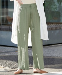 coca（coca） | ＼＼リニューアル／／カットオフ細リブワイドパンツ(その他パンツ)