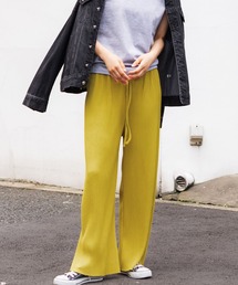 coca（coca） | ＼＼リニューアル／／カットオフ細リブワイドパンツ(その他パンツ)