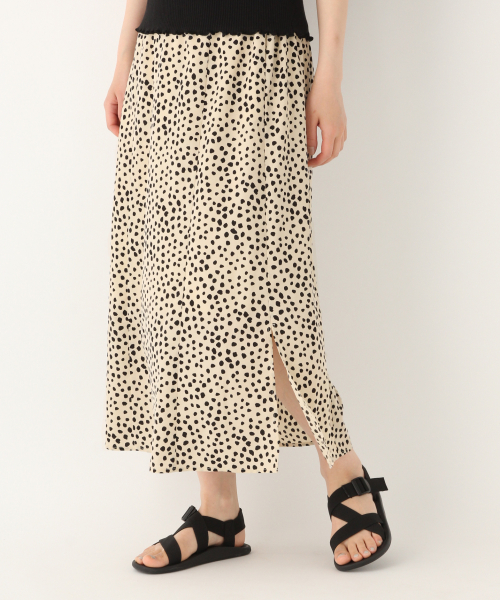 GLOBAL WORK（グローバルワーク）の「アソートガラセミフレアスカート/837953（スカート・レディース・オフホワイト/ホワイト/ブラック/その他・LARGE/MEDIUM）」の15枚目の写真