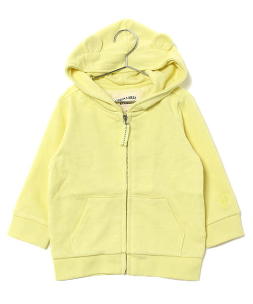 green label relaxing(グリーンレーベルリラクシング)の「【BABY】ミニウラケ gシシュウパーカー(その他ベビー用品・キッズ・イエロー/コバルトブルー・85cm)」の9枚目の写真