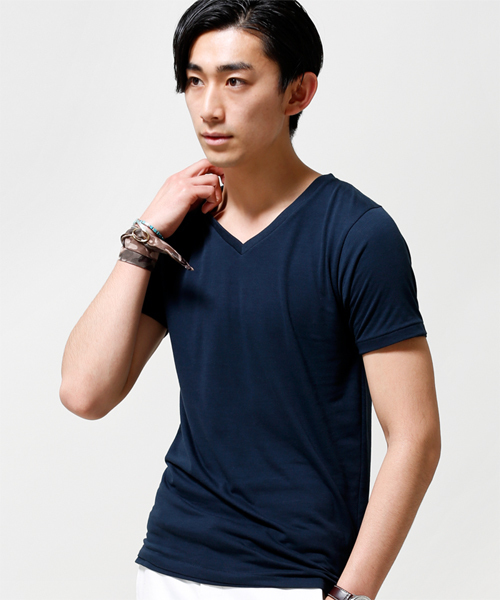 NANO universe(ナノユニバース)の「junhashimoto nano・universe/NU レーヤードtee(Tシャツ/カットソー・メンズ・ブラック/グレー/ピンク/ホワイト/ネイビー・X-LARGE/LARGE/MEDIUM/SMALL)」の4枚目の写真