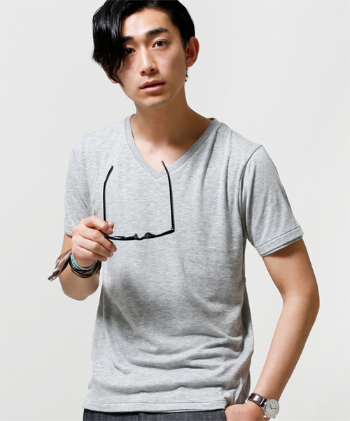 NANO universe(ナノユニバース)の「junhashimoto nano・universe/NU レーヤードtee(Tシャツ/カットソー・メンズ・ブラック/グレー/ピンク/ホワイト/ネイビー・X-LARGE/LARGE/MEDIUM/SMALL)」の3枚目の写真
