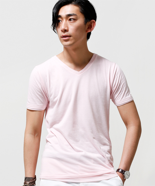 NANO universe(ナノユニバース)の「junhashimoto nano・universe/NU レーヤードtee(Tシャツ/カットソー・メンズ・ブラック/グレー/ピンク/ホワイト/ネイビー・X-LARGE/LARGE/MEDIUM/SMALL)」の5枚目の写真