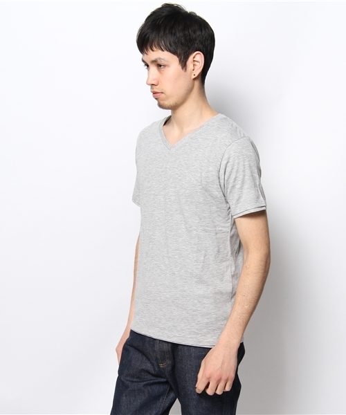 NANO universe(ナノユニバース)の「junhashimoto nano・universe/NU レーヤードtee(Tシャツ/カットソー・メンズ・ブラック/グレー/ピンク/ホワイト/ネイビー・X-LARGE/LARGE/MEDIUM/SMALL)」の7枚目の写真