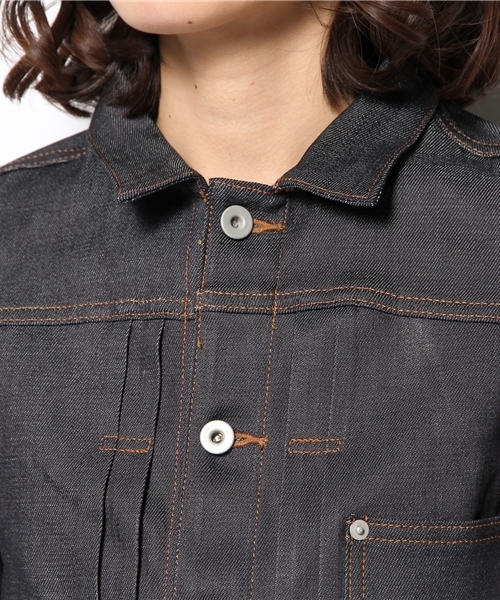 URBAN RESEARCH DOORS WOMENS(アーバンリサーチ ドアーズ ウィメンズ)の「DOORS リジットデニムジャケット(デニムジャケット・レディース・インディゴブルー・FREE)」の3枚目の写真