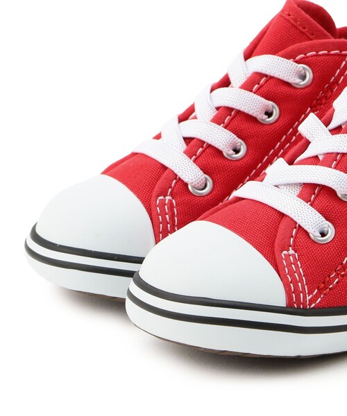 CONVERSE（コンバース）の「CONVERSE:12～15cm /BABY ALL STAR N Z（スニーカー・キッズ・ブラック/レッド/オフホワイト・12/13/14/15 ）」の4枚目の写真