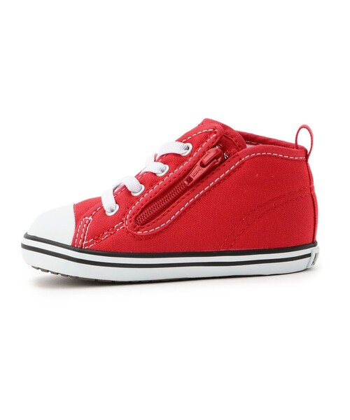 CONVERSE（コンバース）の「CONVERSE:12～15cm /BABY ALL STAR N Z（スニーカー・キッズ・ブラック/レッド/オフホワイト・12/13/14/15 ）」の5枚目の写真