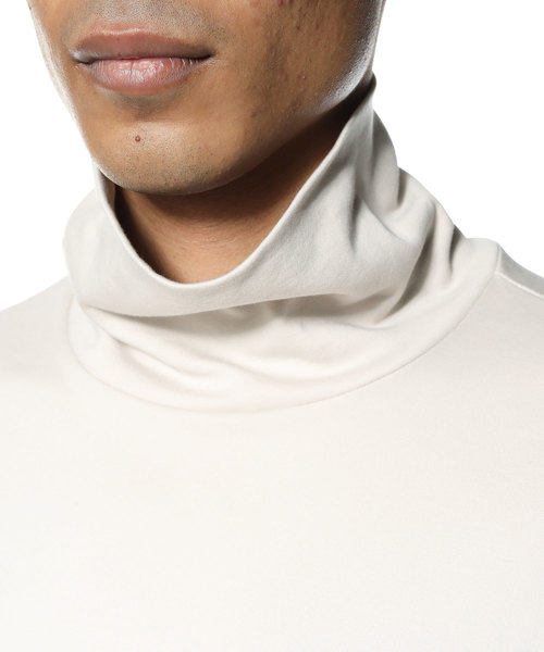 ATTACHMENT(アタッチメント)の「115/2 スピンプラチナスムース タートルネックL/S(Tシャツ/カットソー・メンズ・ブラック/ライトベージュ/ホワイト/ライトグレー・2/3/1/4)」の9枚目の写真