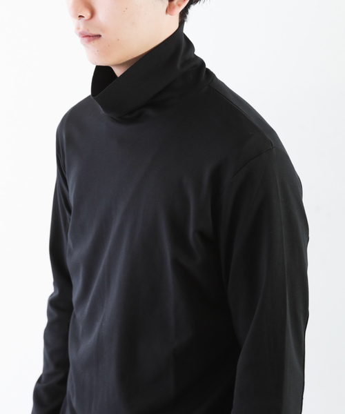 ATTACHMENT(アタッチメント)の「115/2 スピンプラチナスムース タートルネックL/S(Tシャツ/カットソー・メンズ・ブラック/ライトベージュ/ホワイト/ライトグレー・2/3/1/4)」の14枚目の写真