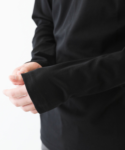 ATTACHMENT(アタッチメント)の「115/2 スピンプラチナスムース タートルネックL/S(Tシャツ/カットソー・メンズ・ブラック/ライトベージュ/ホワイト/ライトグレー・2/3/1/4)」の13枚目の写真