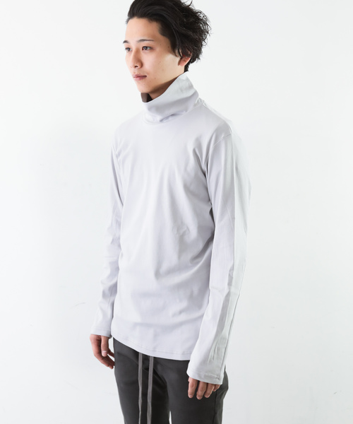 ATTACHMENT(アタッチメント)の「115/2 スピンプラチナスムース タートルネックL/S(Tシャツ/カットソー・メンズ・ブラック/ライトベージュ/ホワイト/ライトグレー・2/3/1/4)」の12枚目の写真